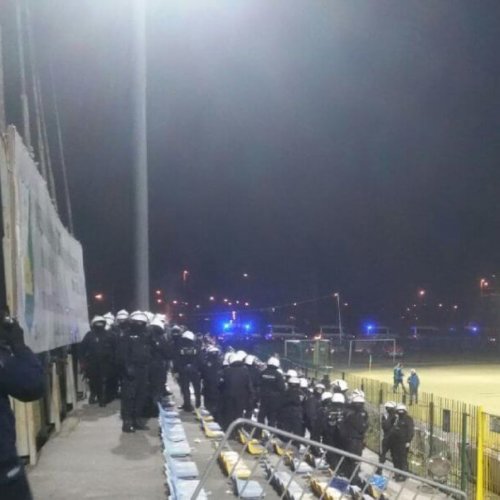 ZABEZPIECZENIE MECZU NA STADIONIE W NOWYM DWORZE MAZOWIECKIM