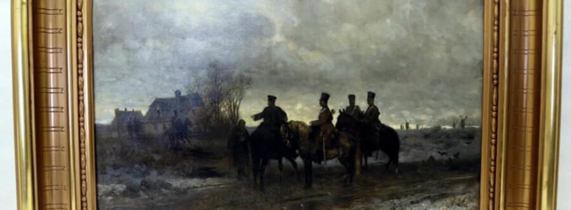 ODNALEZIONO OBRAZ MAKSYMILIANA GIERYMSKIEGO „PATROL POLSKI 1830 ROKU” Z 1869 ROKU