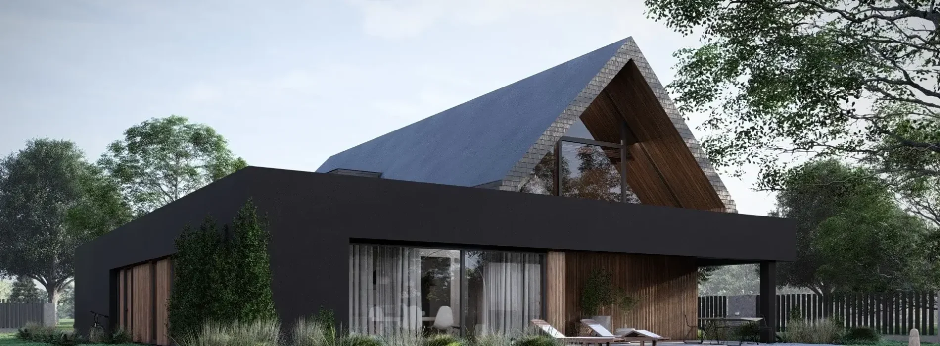 Nowoczesna stodoła jako symbol współczesnego minimalizmu