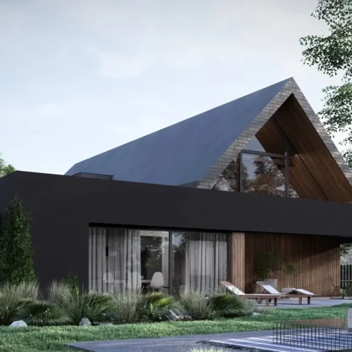 Nowoczesna stodoła jako symbol współczesnego minimalizmu